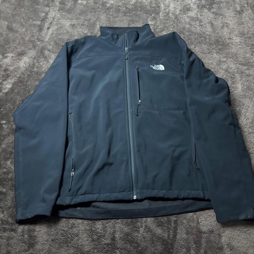 The North Face Apex Bionic Jacket Men’s Large Black Soft Shell Full Zip